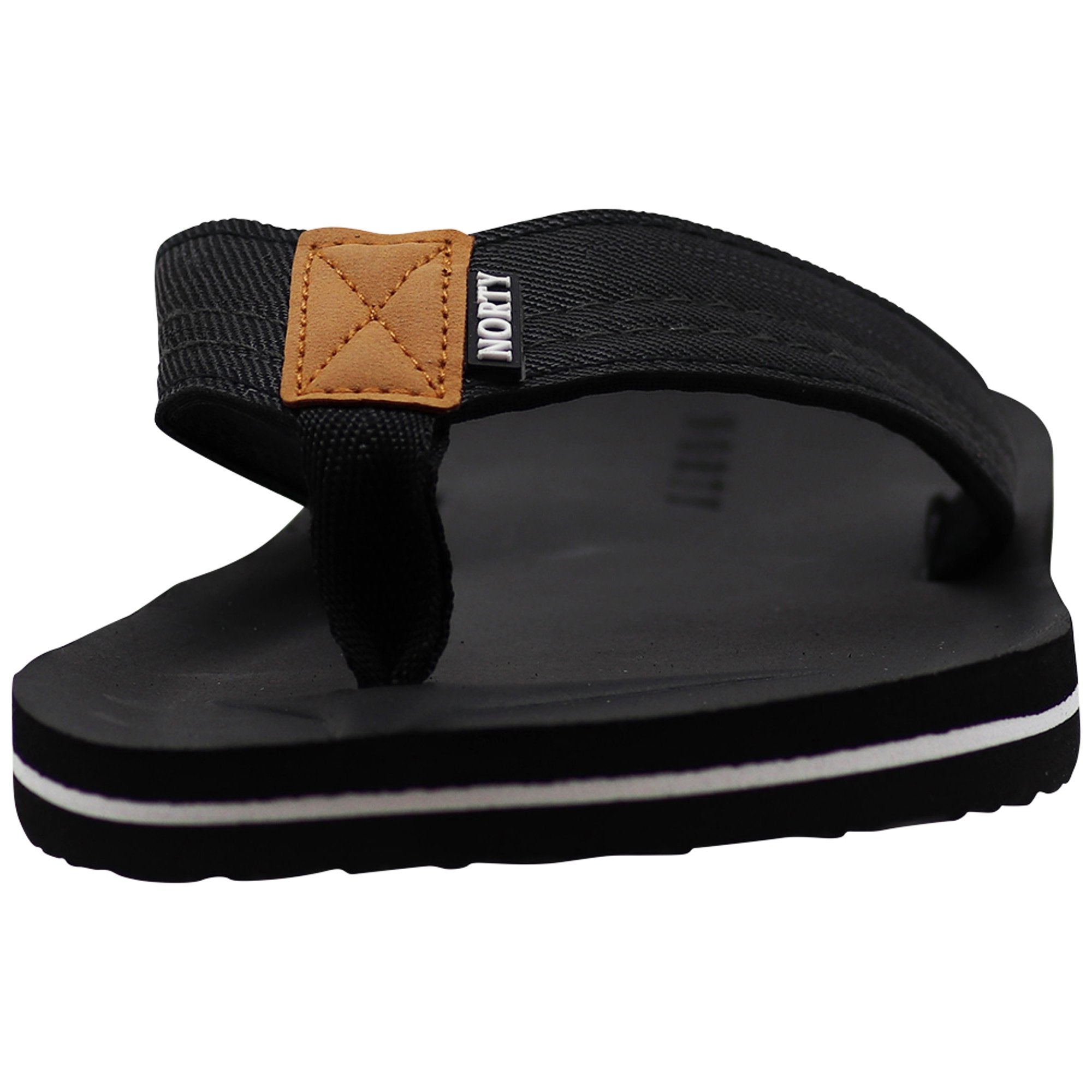 NORTY - Men's Flip Flop Sandal Black (11067)